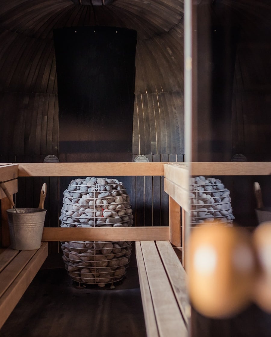 Guest receiving a spa treatment